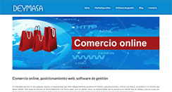 Desktop Screenshot of deymasa.com